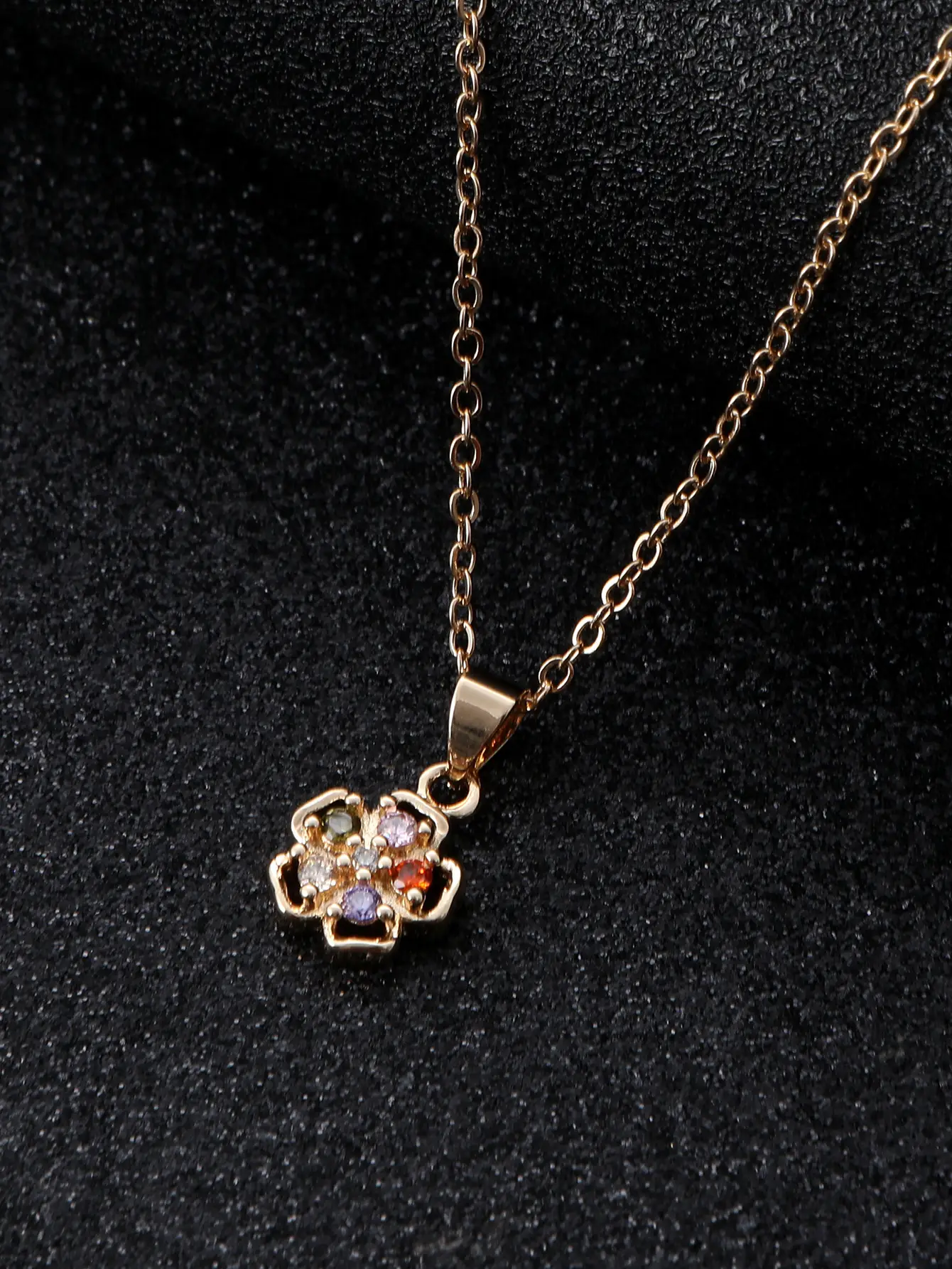Lucky Zircon Earrings Necklace Set for Women — feature 16