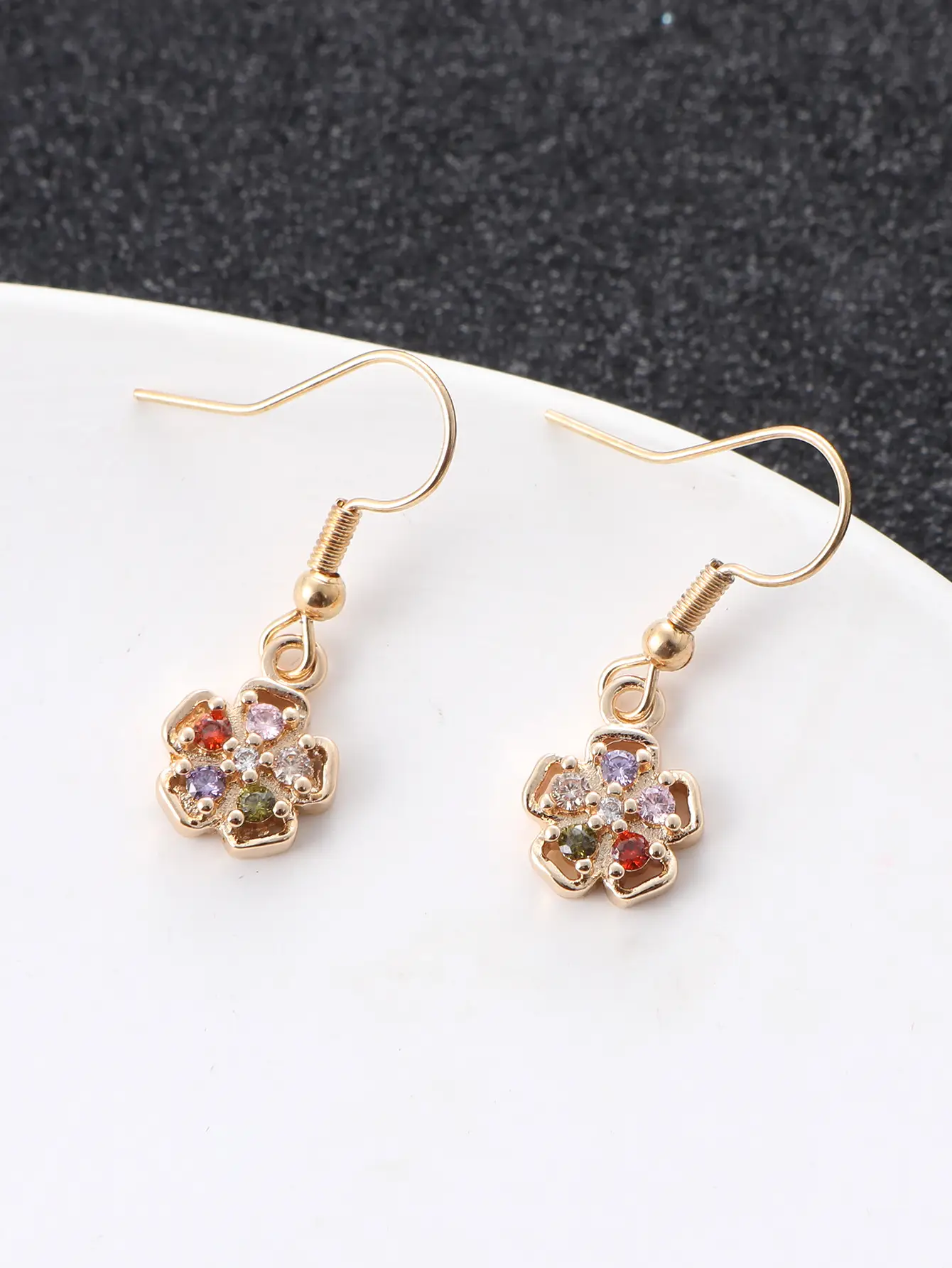 Lucky Zircon Earrings Necklace Set for Women — feature 19