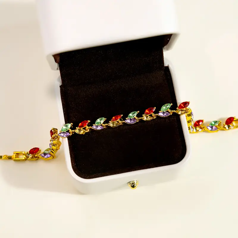 Colorful Crystal Willow Bracelet for Women