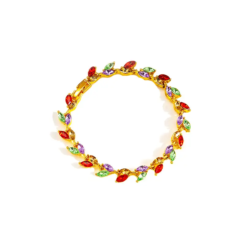 Colorful Crystal Willow Bracelet for Women