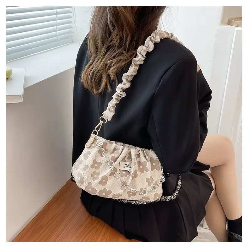 White Pleated Crossbody Bag for Women 2026 — feature 22