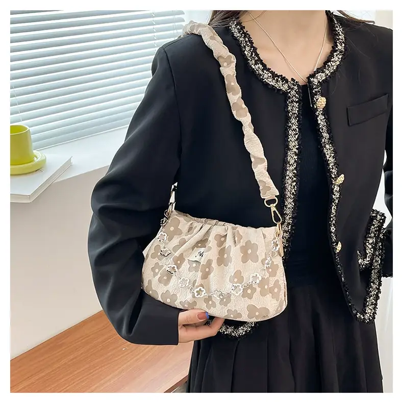 White Pleated Crossbody Bag for Women 2026 — feature 25