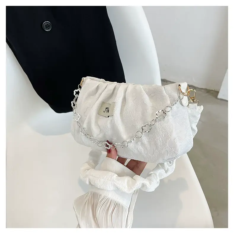 White Pleated Crossbody Bag for Women 2026 — feature 28