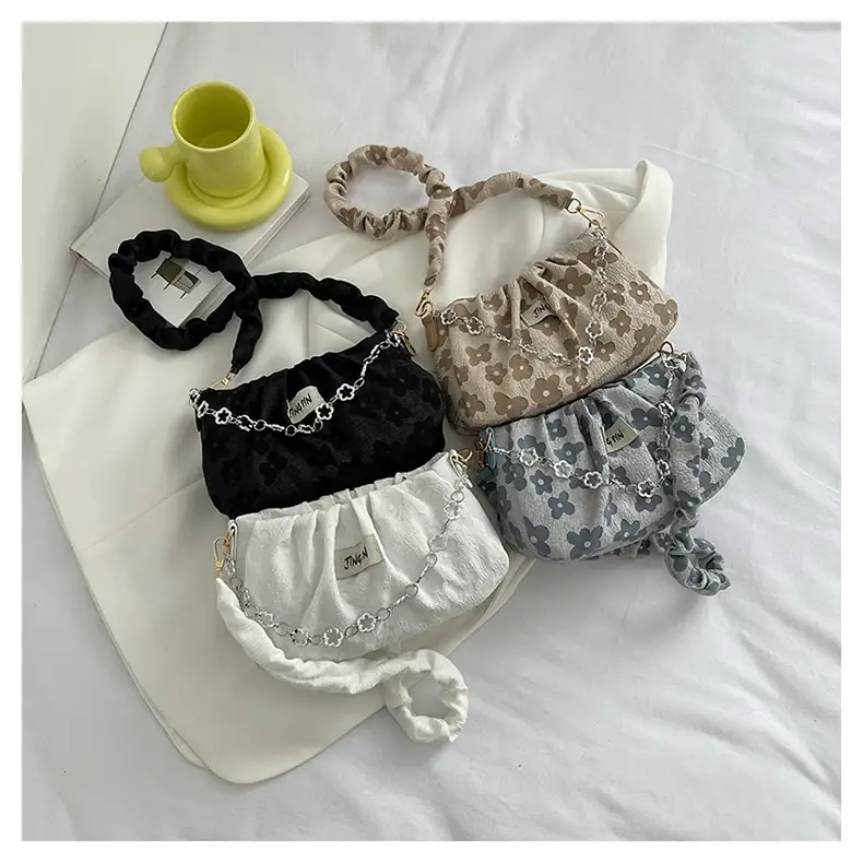 White Pleated Crossbody Bag for Women 2026 — feature 32