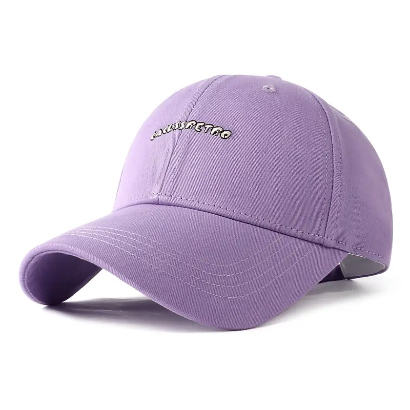 Men's Black Embroidered Baseball Cap Summer Wear - Image 6