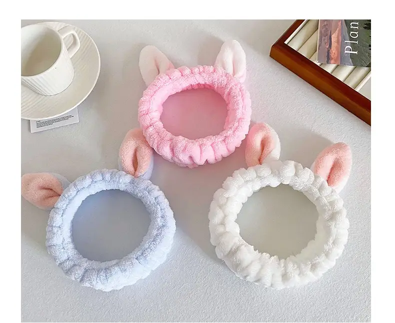 Pink Cartoon Rabbit Ear Headband for Women — feature 10
