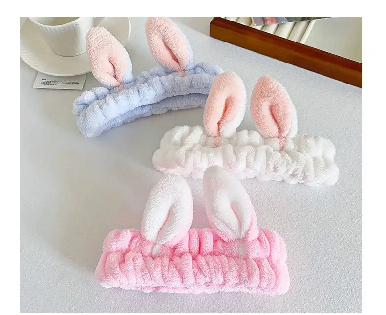 Pink Cartoon Rabbit Ear Headband for Women — feature 9