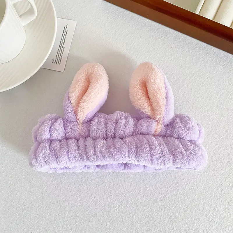 Pink Cartoon Rabbit Ear Headband for Women - Image 2