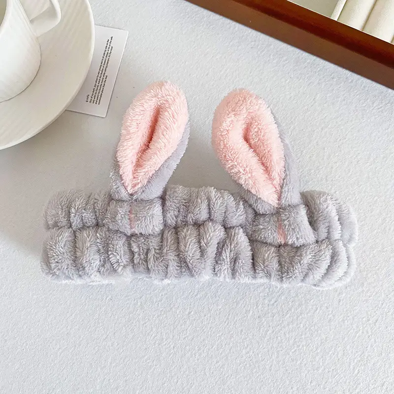 Pink Cartoon Rabbit Ear Headband for Women - Image 3