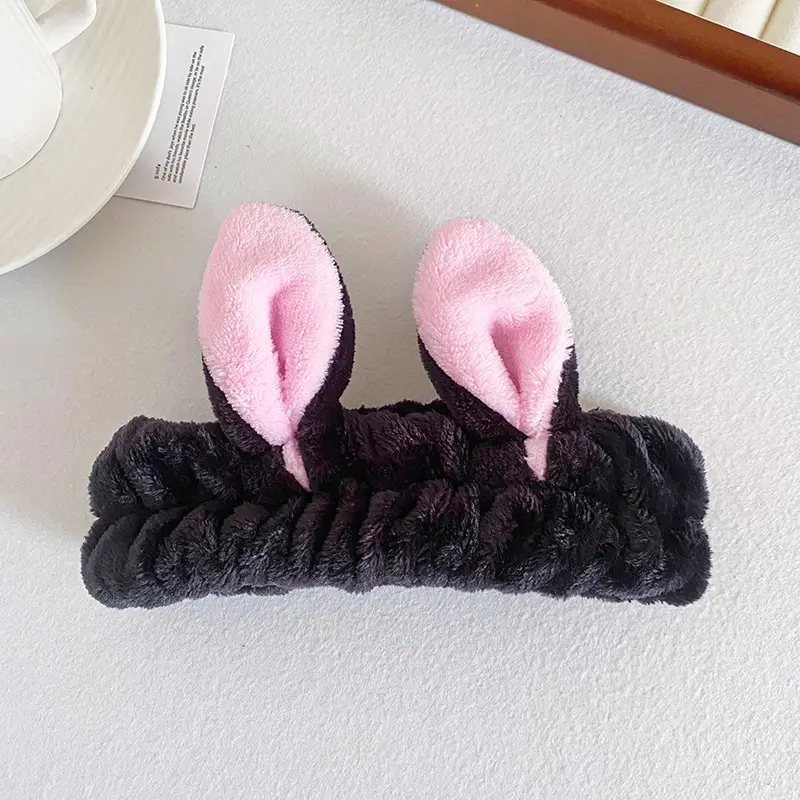 Pink Cartoon Rabbit Ear Headband for Women - Image 6