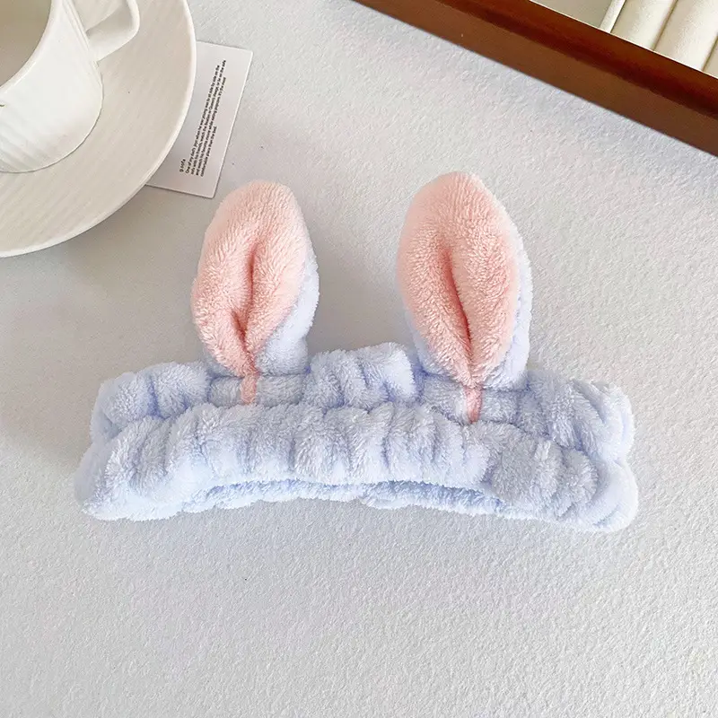 Pink Cartoon Rabbit Ear Headband for Women - Image 7