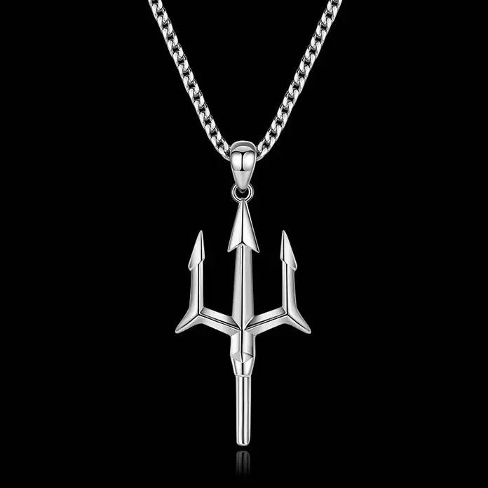 Neptune Trident Necklace for Men European American - Image 6