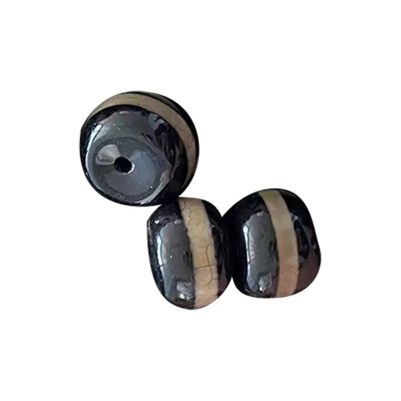 Natural Agate 10x14mm High Gloss Day Beads - Image 5