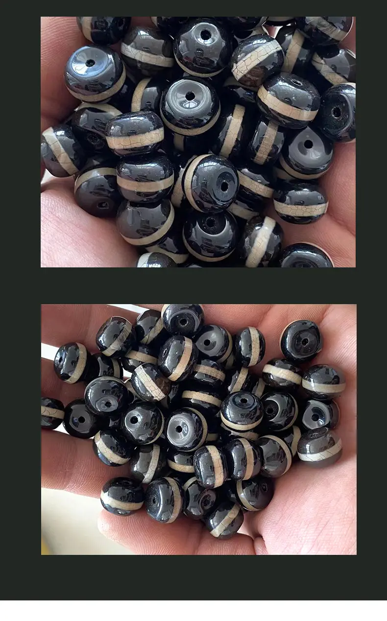 Natural Agate 10x14mm High Gloss Day Beads — feature 8