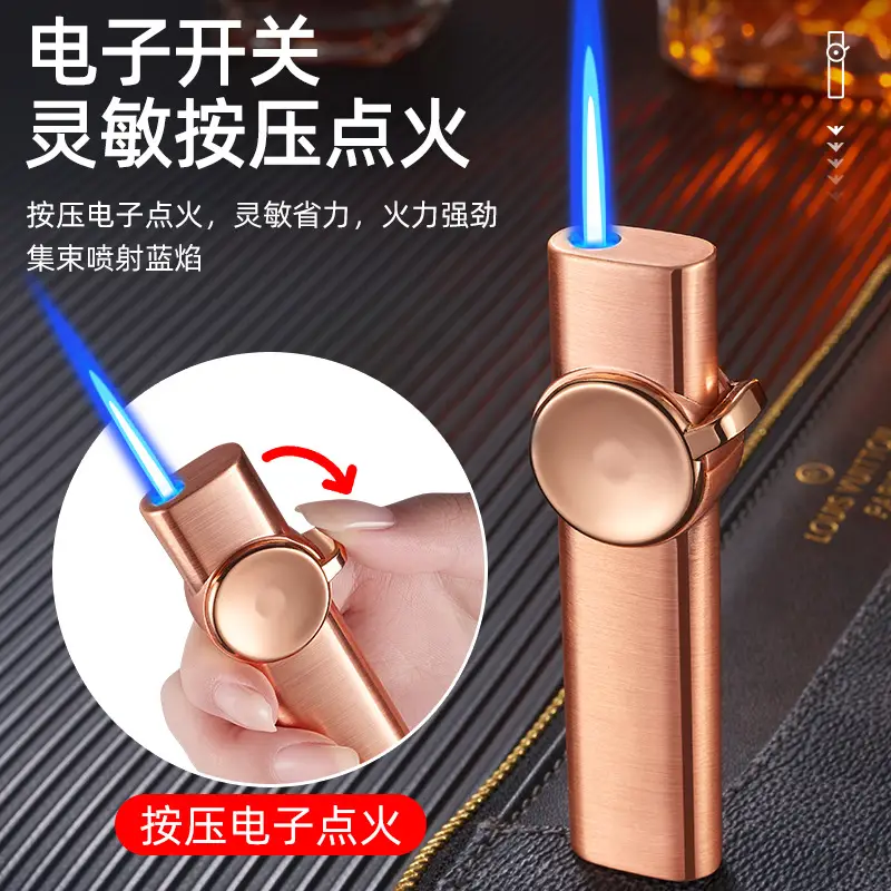 Electro Flame Lighter Rose Gold Compact Portable