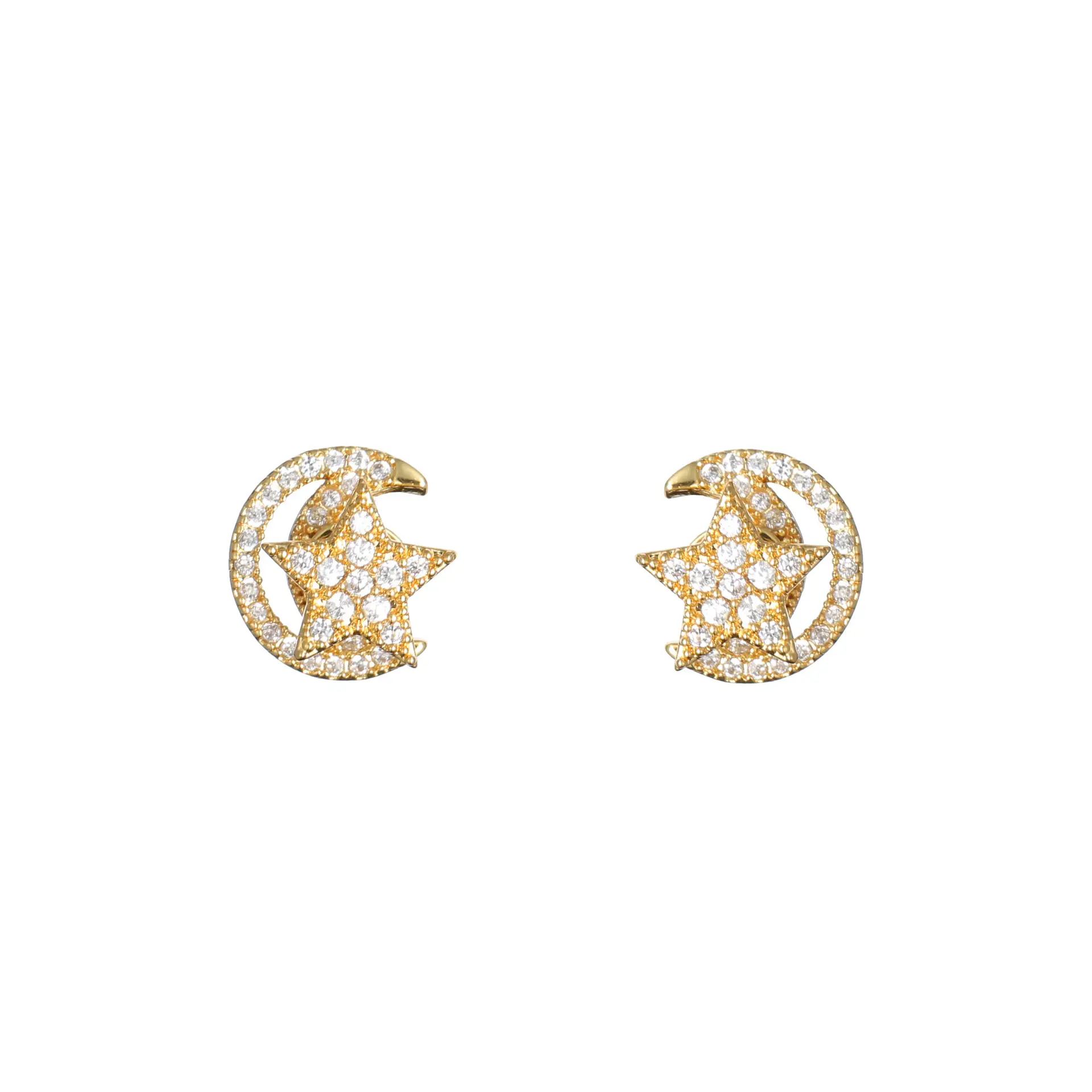 Gold Plated 3-Piece Necklace Set with Star Moon Design — feature 7