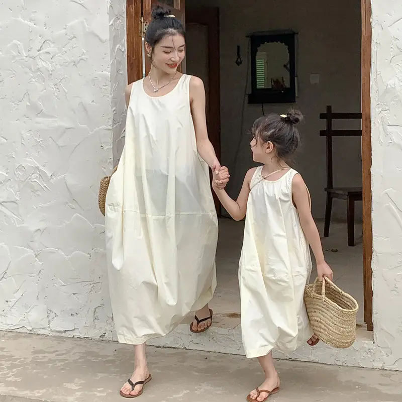 Korean Style Summer Dress for Girls Vest Skirt