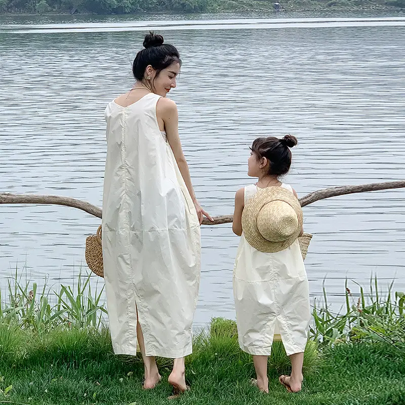 Korean Style Summer Dress for Girls Vest Skirt