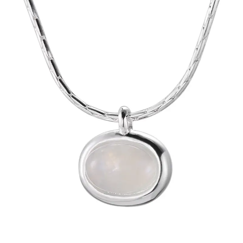 White Chalcedony Dangle Earrings for Women - Image 9