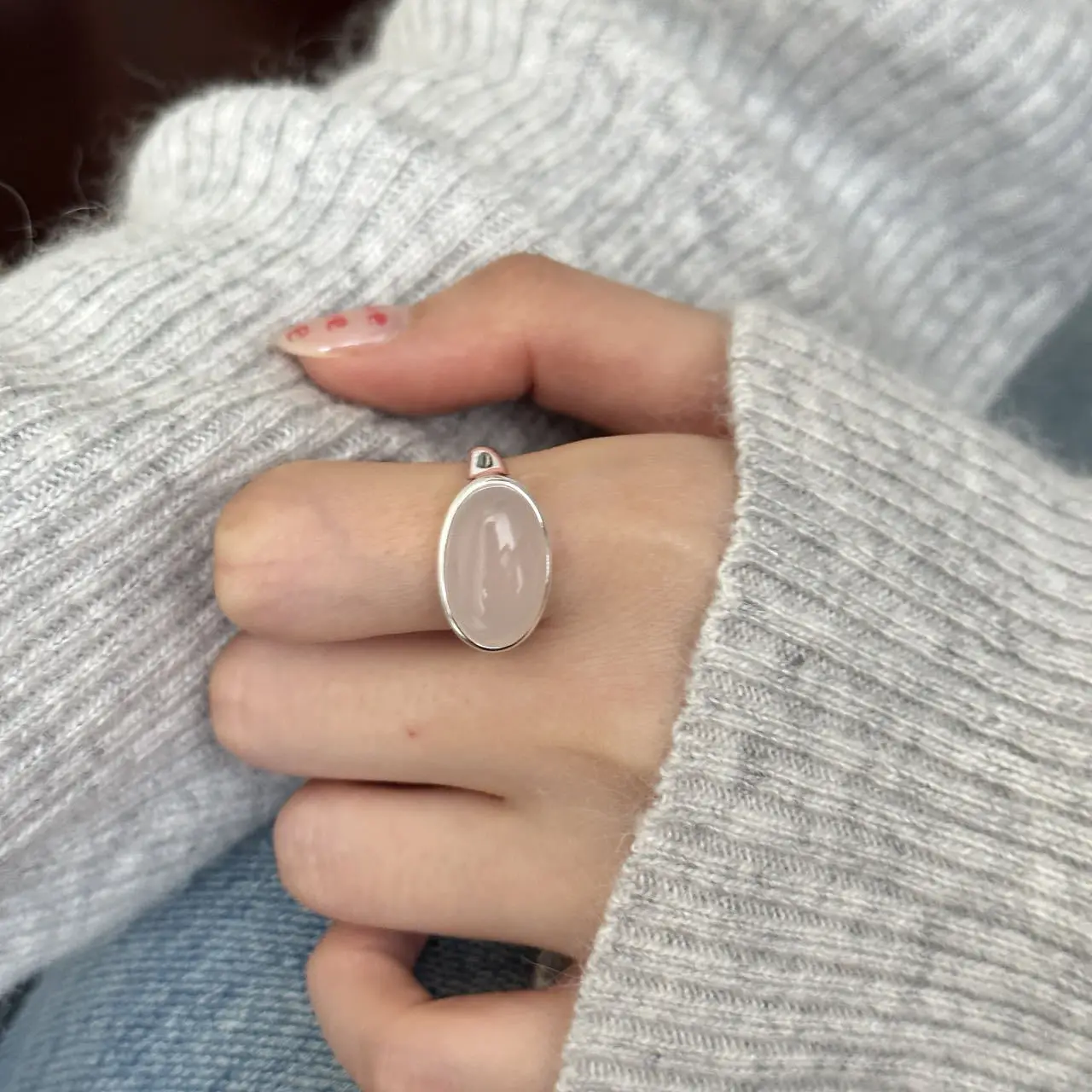 White Chalcedony Dangle Earrings for Women — feature 22
