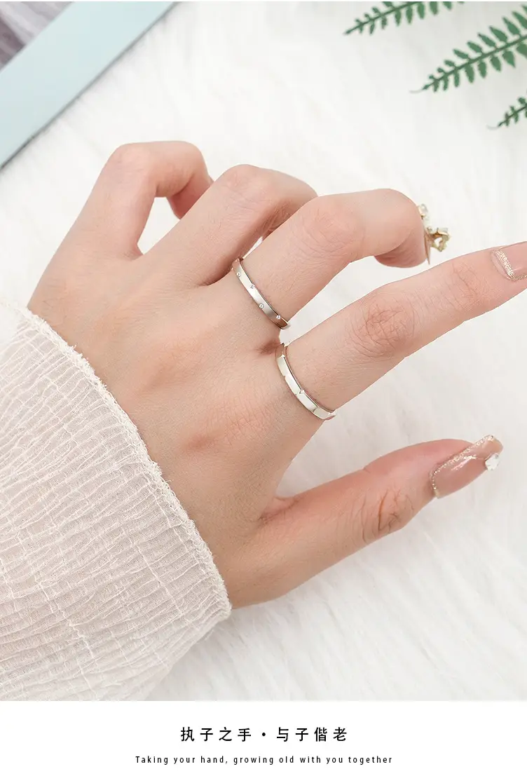 925 Sterling Silver Touch Ring for Men Women — feature 12