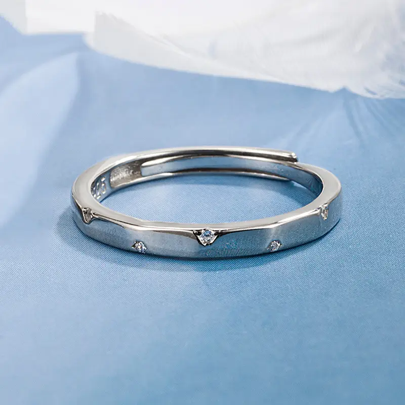 925 Sterling Silver Touch Ring for Men Women - Image 2