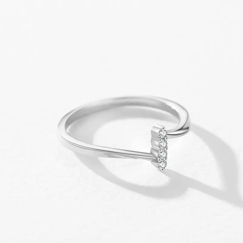 925 Sterling Silver Zircon Ring for Women - Image 3