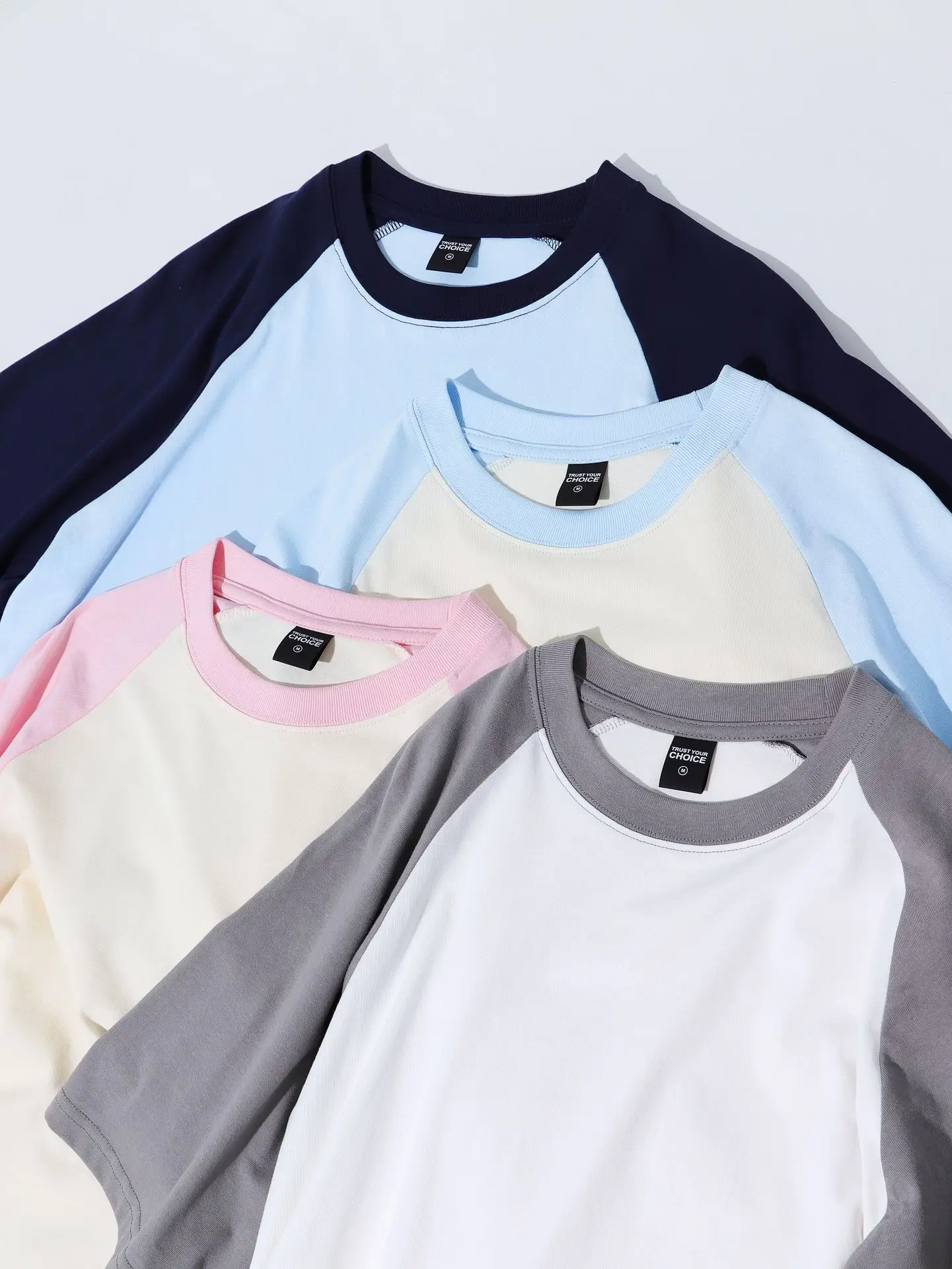 Summer Cotton T-shirt White Grey Round Neck for Boys - Image 16