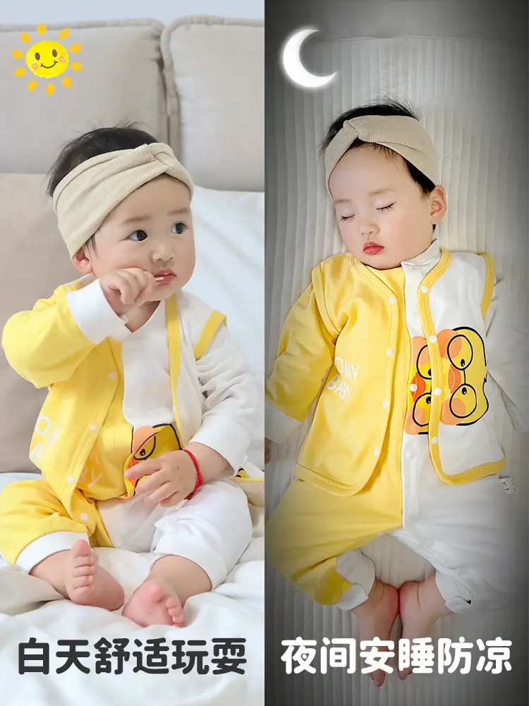 Pure Cotton Newborn Romper Pink White Bow Print - Image 9
