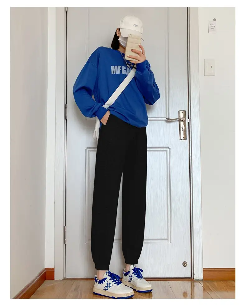 Women Grey Sweatpants Ankle Length Sports Casual Wear — feature 4