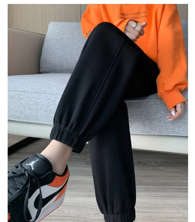 Women Grey Sweatpants Ankle Length Sports Casual Wear — feature 5
