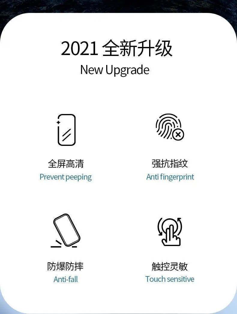 Pinsheng iPhone15 Tempered Film Full Screen Anti Drop — feature 4