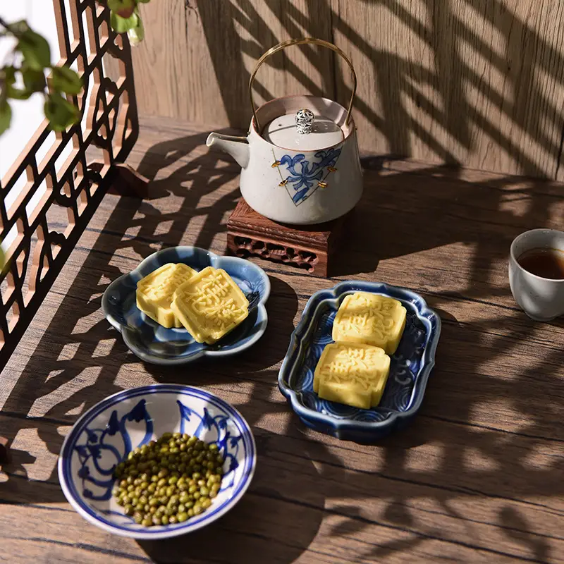 Retro Chinese Pane Wooden Decor Board 39x39cm