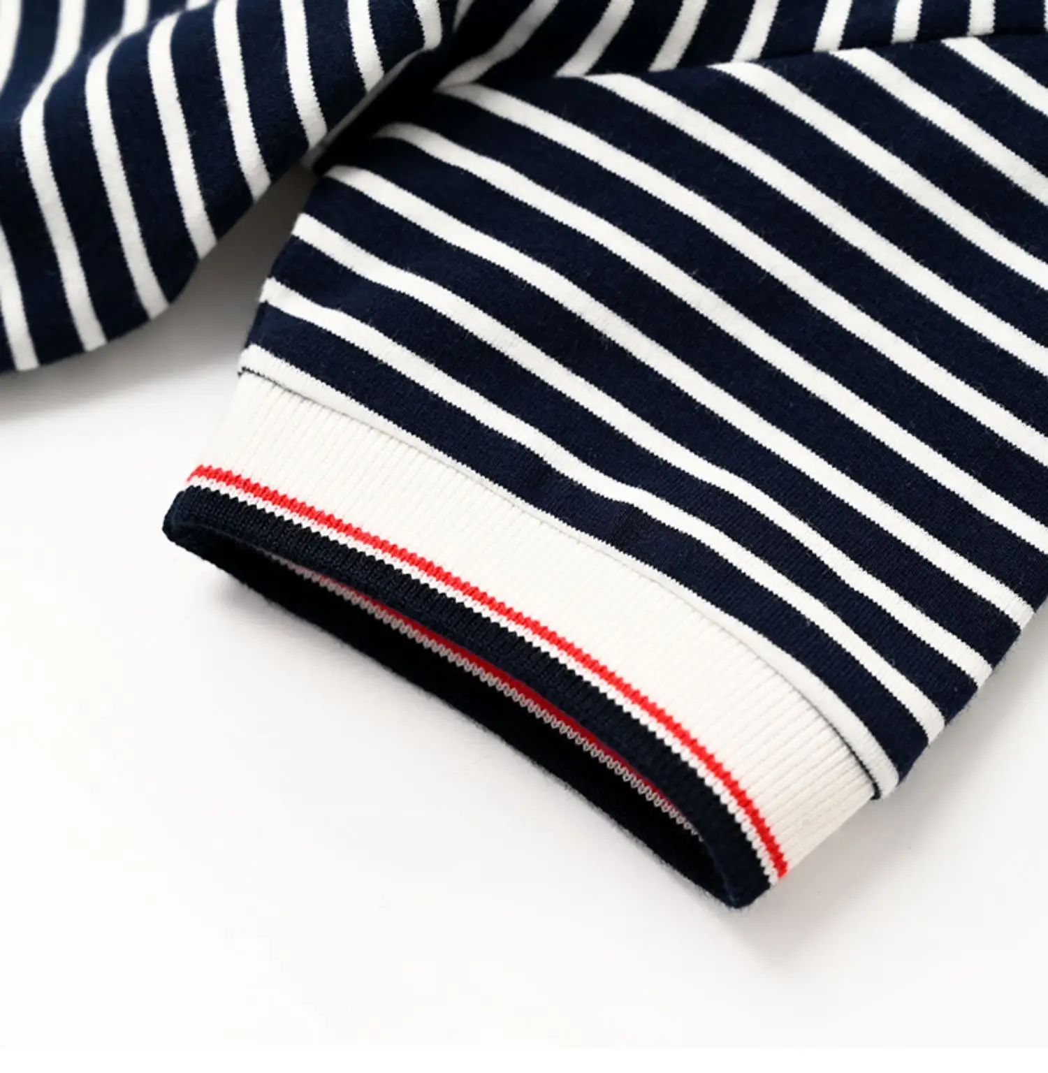 Children Striped Polo Shirt Red White Lapel Short Sleeve — feature 32