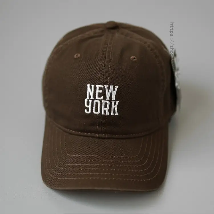 New York Baseball Cap Women Men Retro Letter Sunshade