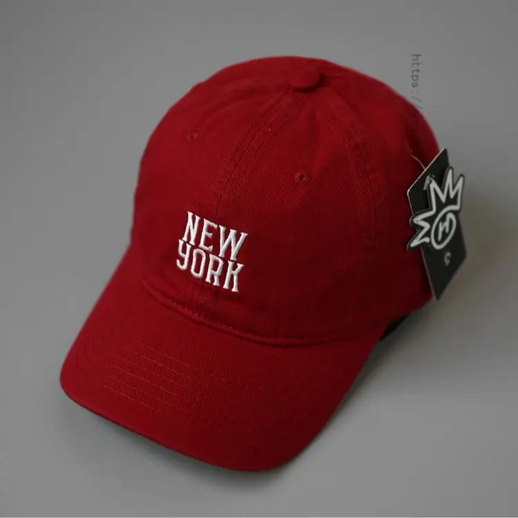 New York Baseball Cap Women Men Retro Letter Sunshade