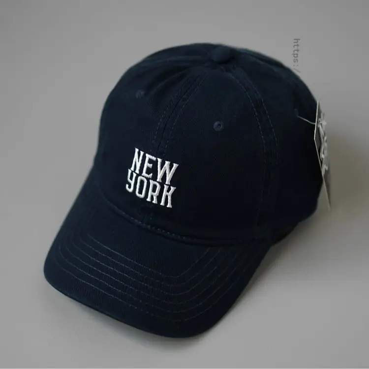 New York Baseball Cap Women Men Retro Letter Sunshade