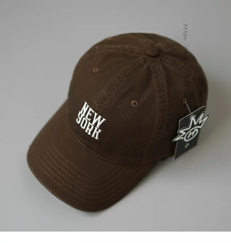 New York Baseball Cap Women Men Retro Letter Sunshade — feature 11