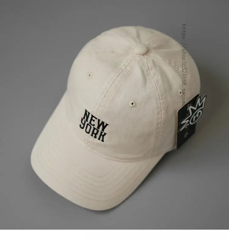 New York Baseball Cap Women Men Retro Letter Sunshade — feature 12