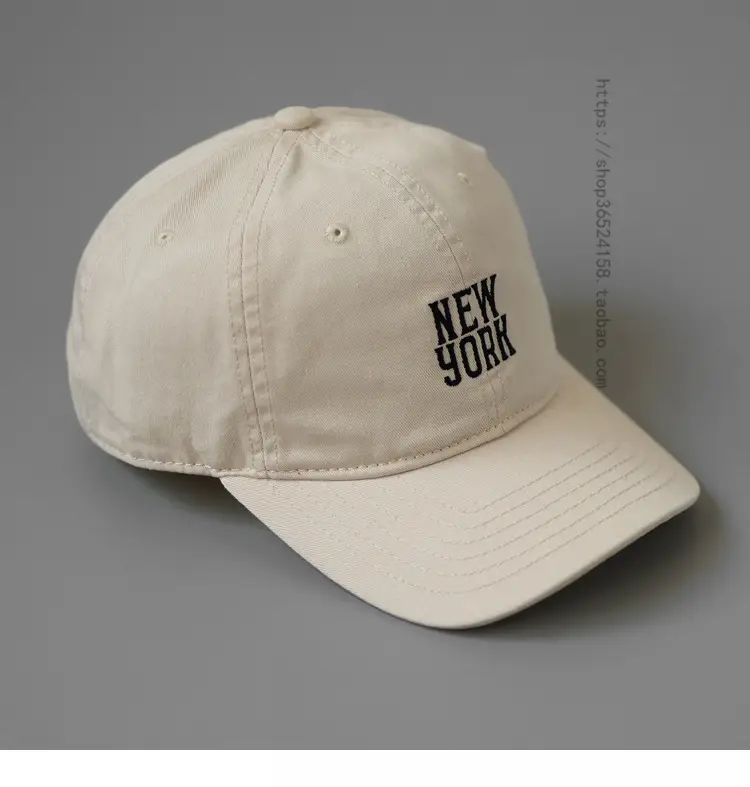 New York Baseball Cap Women Men Retro Letter Sunshade — feature 13