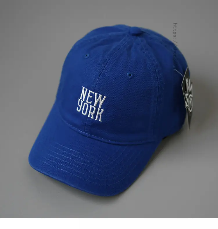 New York Baseball Cap Women Men Retro Letter Sunshade — feature 2