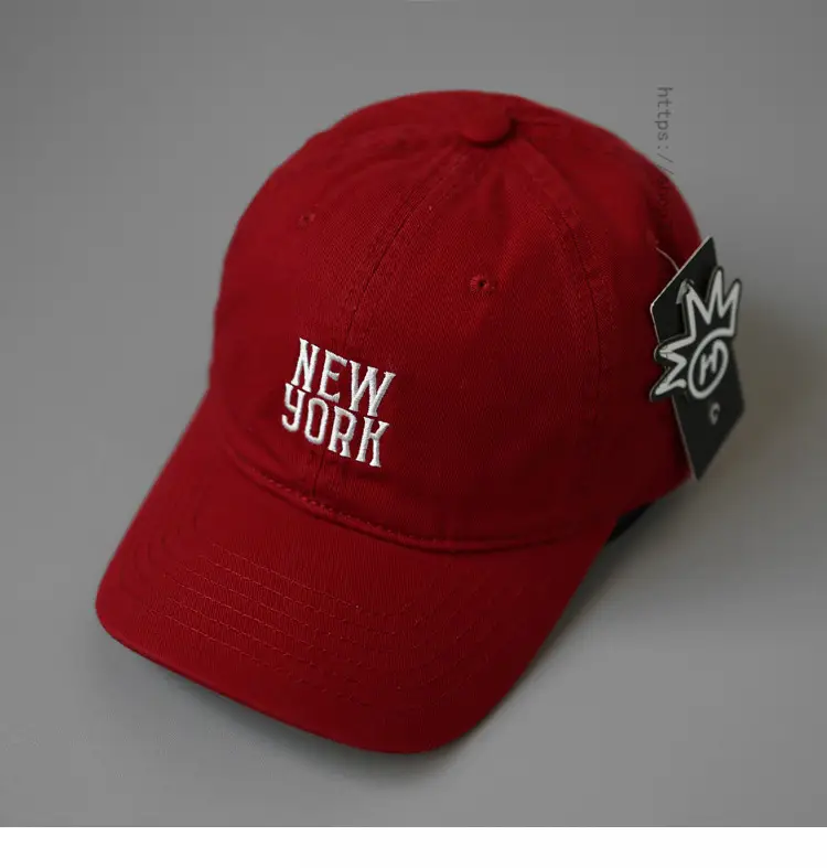 New York Baseball Cap Women Men Retro Letter Sunshade — feature 3