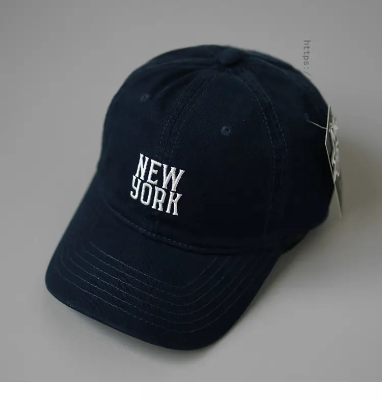 New York Baseball Cap Women Men Retro Letter Sunshade — feature 4