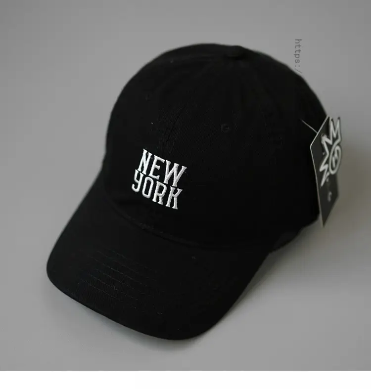 New York Baseball Cap Women Men Retro Letter Sunshade — feature 6
