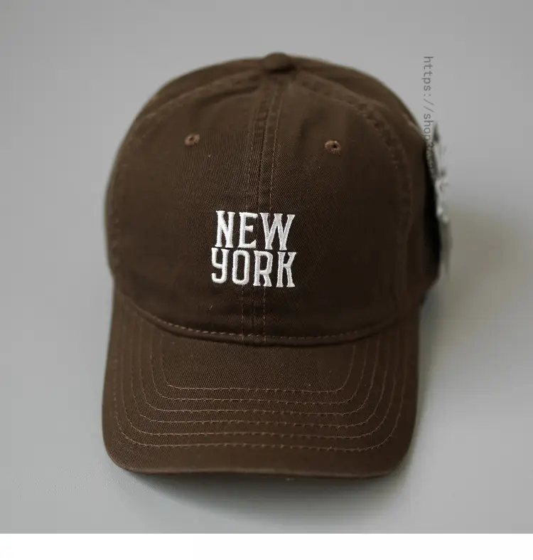 New York Baseball Cap Women Men Retro Letter Sunshade — feature 7
