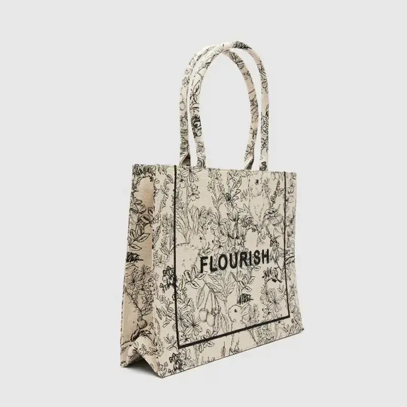 Women's Embroidered Canvas Tote Bag Large Capacity 2023
