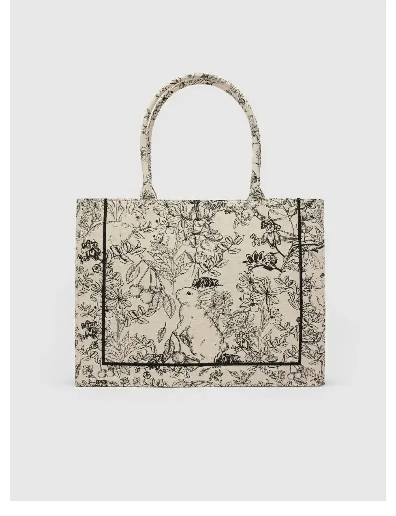 Women's Embroidered Canvas Tote Bag Large Capacity 2023 — feature 4
