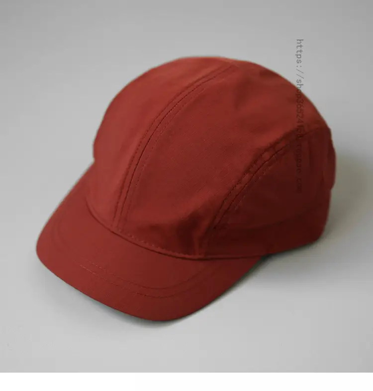 Men's Beige Drawstring Cap with Light Panel - Image 5
