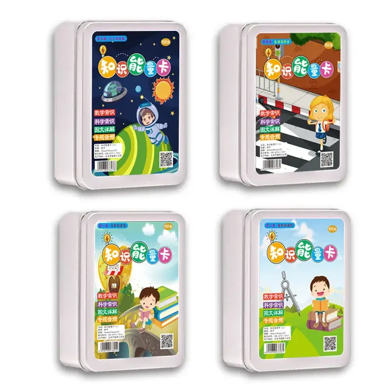 Children's Knowledge Energy Card Set 4-Pack Educational Cards - Image 14