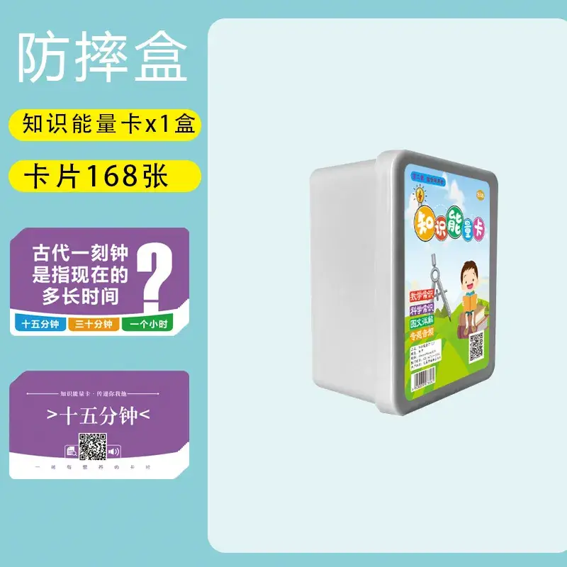Children's Knowledge Energy Card Set 4-Pack Educational Cards - Image 7
